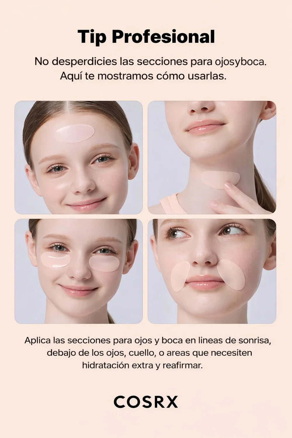 5 PDRN Hyaluronic Acid Vital Hydrating Hydrogel Mask (3 mascarillas)